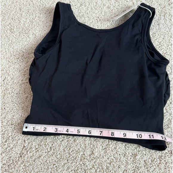 Halara cropped tank top black small - Picture 6 of 11